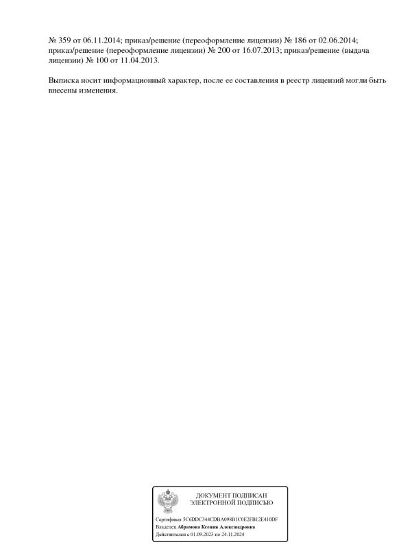 Выписка из реестра лицензий 28.02.2024 (3 часть)
