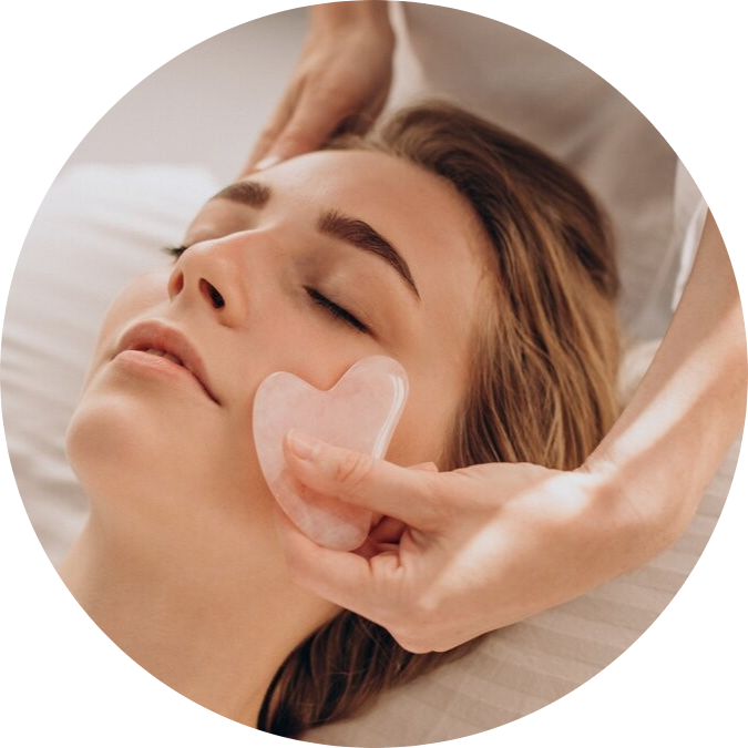 Массаж лица Гуаша